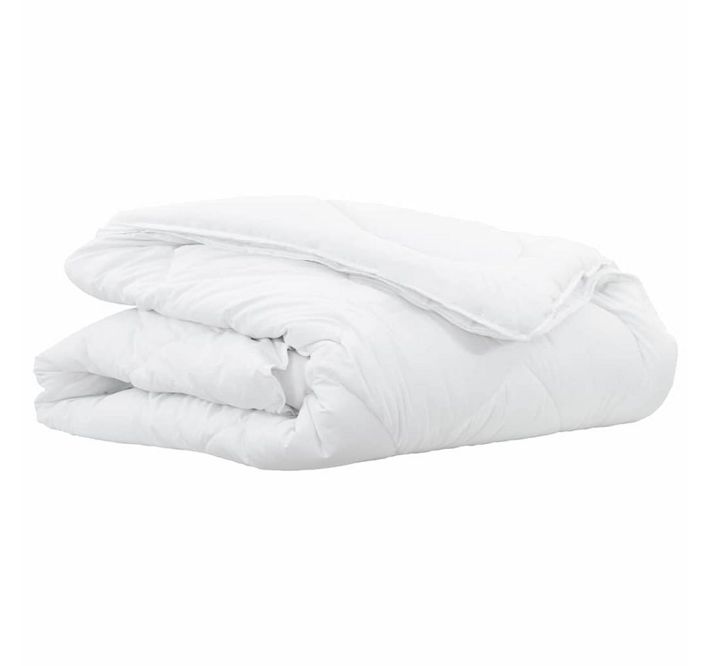 vidaXL Baumwollbettdecke 2-in-1 Bettdecke Weiß 135 x 200 cm Polyester, Bezug: Mikrofaser vidaXL Baumwollbettdecke 2-in-1 Bettdecke Weiß 135 x 200 cm Polyester, Bezug: Mikrofaser von vidaXL