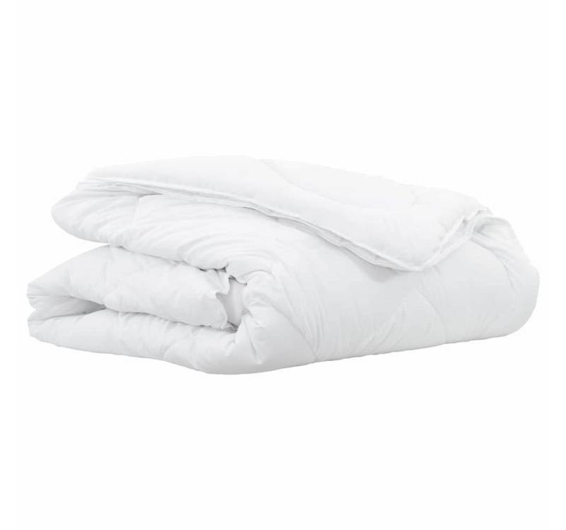 vidaXL Baumwollbettdecke 2-in-1 Bettdecke Weiß 135 x 200 cm Polyester, Bezug: Mikrofaser vidaXL Baumwollbettdecke 2-in-1 Bettdecke Weiß 135 x 200 cm Polyester, Bezug: Mikrofaser von vidaXL