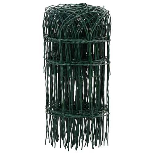 vidaXL Beetzaun Beeteinfassung Beetumrandung Gartenzaun Rasenkante Eisen 25×0,4m von vidaXL