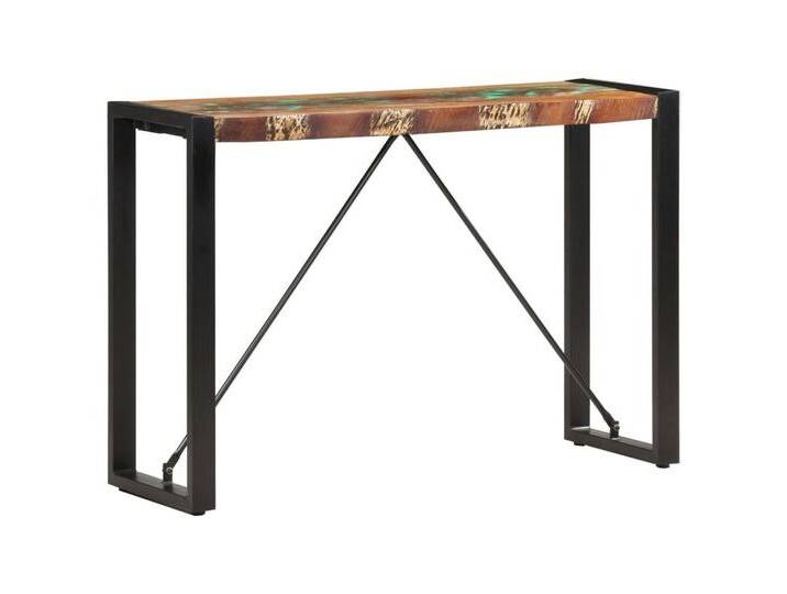 vidaXL Beistelltisch Konsolentisch 110x35x76 cm Massives Altholz (1-St) von vidaXL