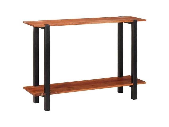 vidaXL Beistelltisch Konsolentisch Braun 110 x 30 x 75 cm Massivholz (1-St), braun von vidaXL