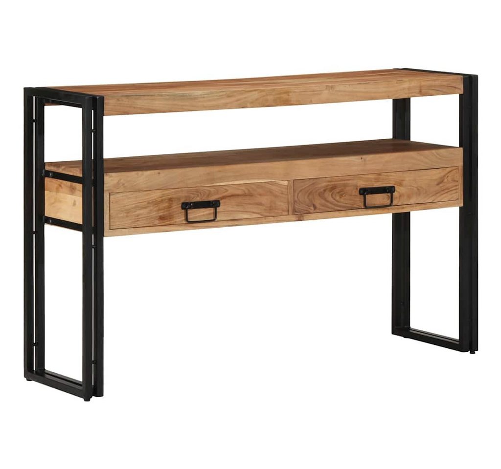 vidaXL Beistelltisch Konsolentisch Braun 120 x 33 x 75 cm Massivholz (1-St) von vidaXL