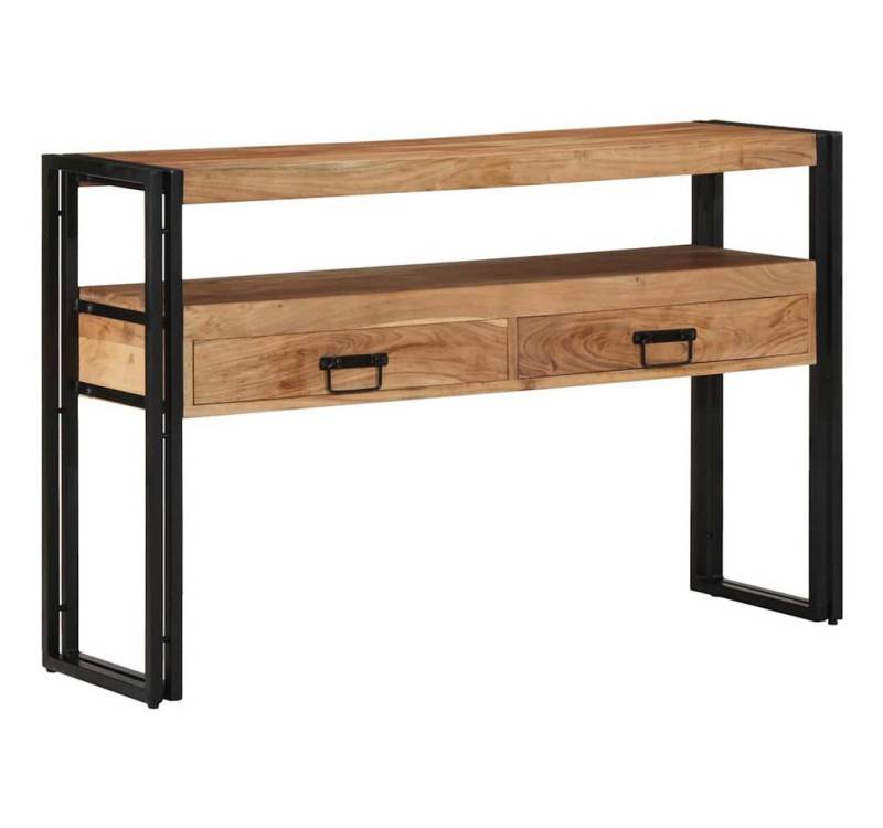 vidaXL Beistelltisch Konsolentisch Braun 120 x 33 x 75 cm Massivholz (1-St) von vidaXL