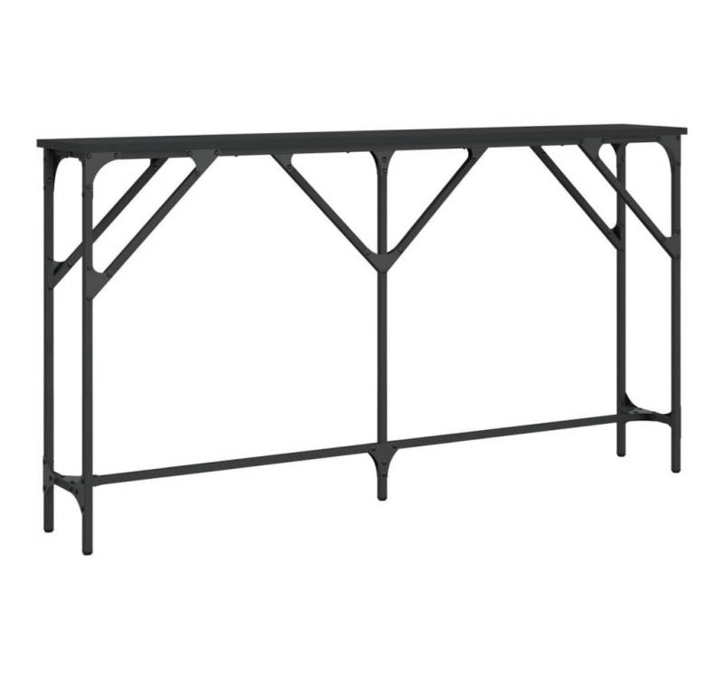 vidaXL Beistelltisch Konsolentisch Schwarz 140x23x75 cm Holzwerkstoff (1-St) von vidaXL