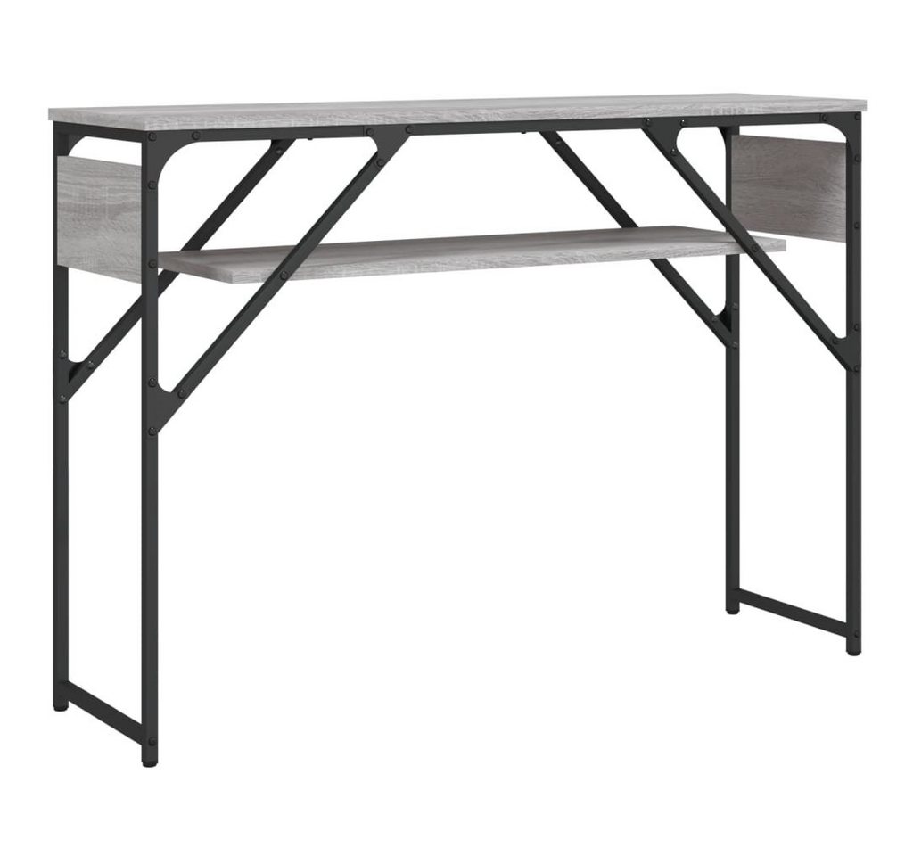 vidaXL Beistelltisch Konsolentisch mit Ablage Grau Sonoma 75x30x75cm Holzwerkstoff (1-St) von vidaXL