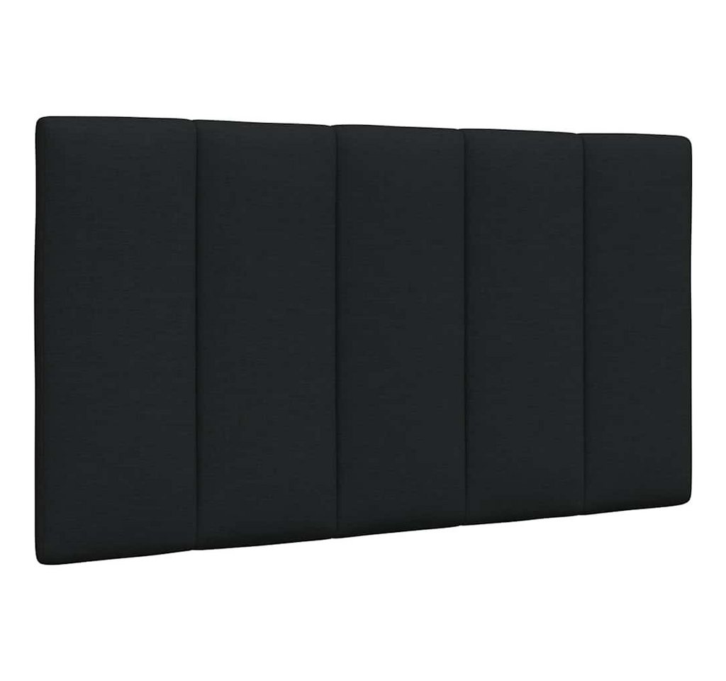 vidaXL Bett, Kopfteil-Kissen Schwarz 80 cm Stoff von vidaXL