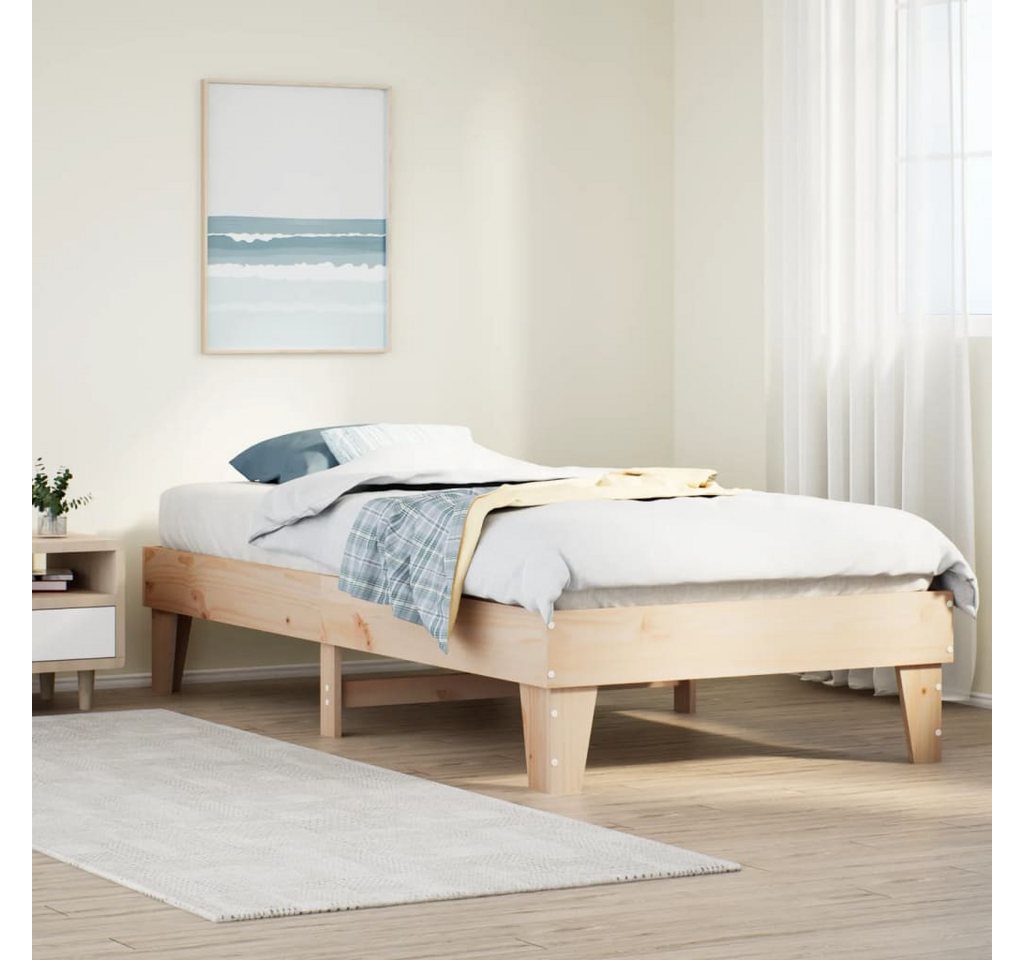 vidaXL Bett, Massivholzbett ohne Matratze 90x200 Kiefernholz vidaXL Bett, Massivholzbett ohne Matratze 90x200 Kiefernholz von vidaXL