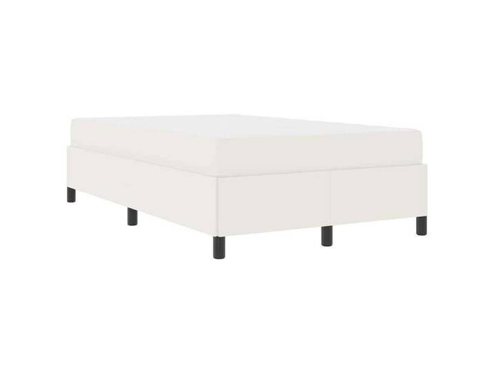 vidaXL Bett Bettgestell Creme 120 x 200 cm Cordstoff (1-tlg), Creme von vidaXL
