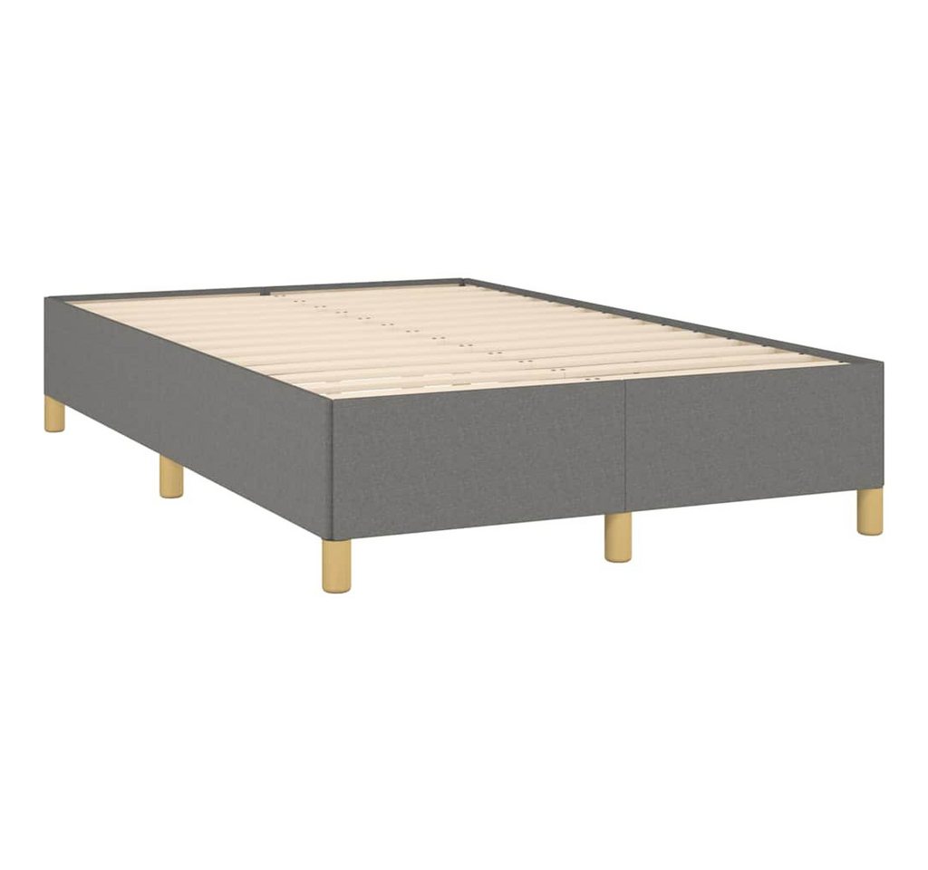 vidaXL Bett Bettgestell ohne Matratze Dunkelgrau 120x190 cm Stoff vidaXL Bett Bettgestell ohne Matratze Dunkelgrau 120x190 cm Stoff von vidaXL