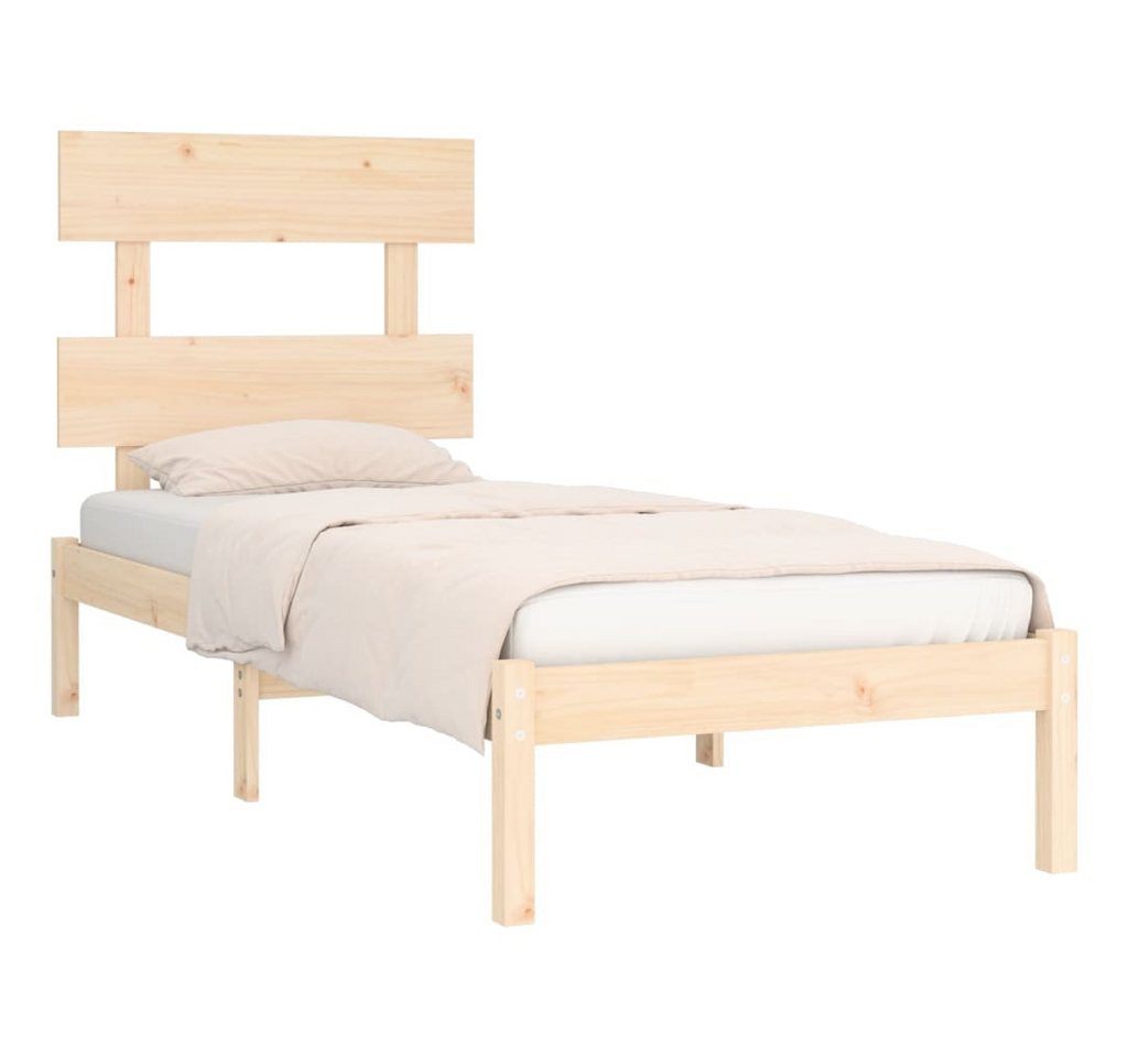 vidaXL Bett Massivholzbett 90x190 cm von vidaXL