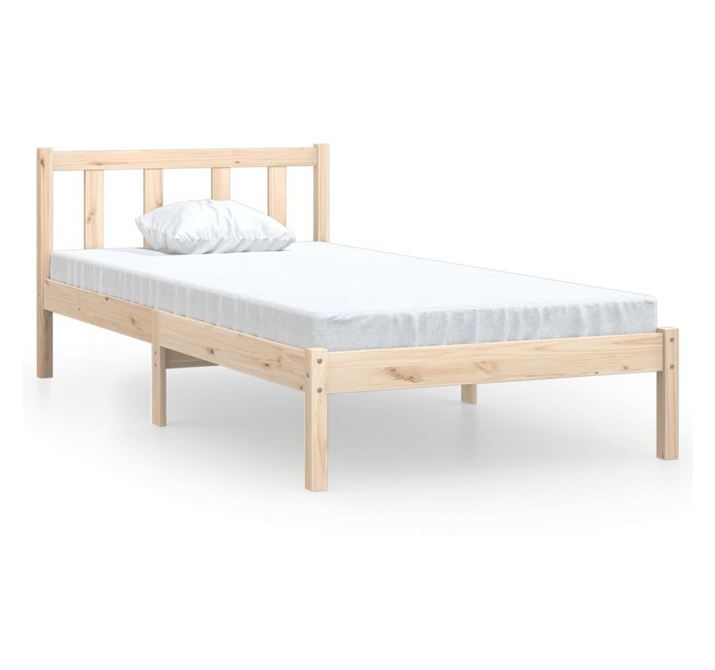 vidaXL Bett Massivholzbett Kiefernholz 90x200 cm von vidaXL