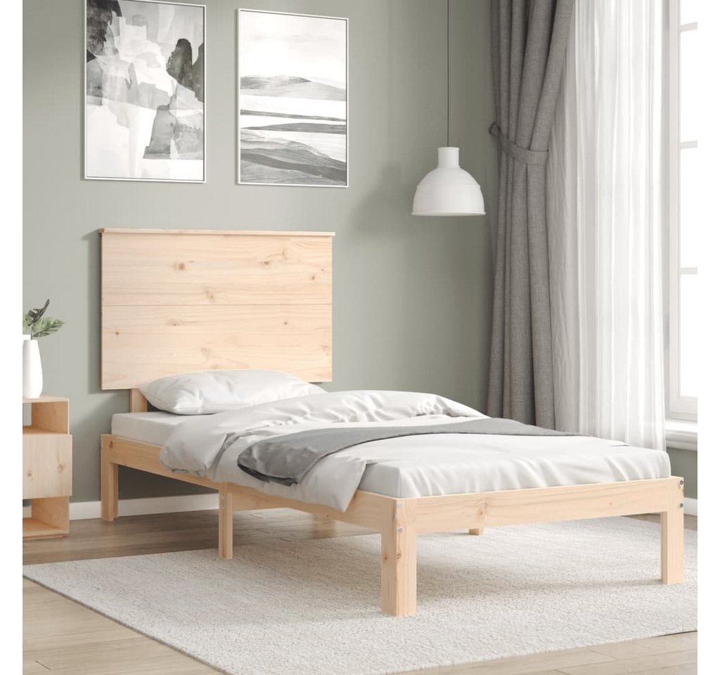 vidaXL Bett Massivholzbett ohne Matratze Kiefernholz von vidaXL