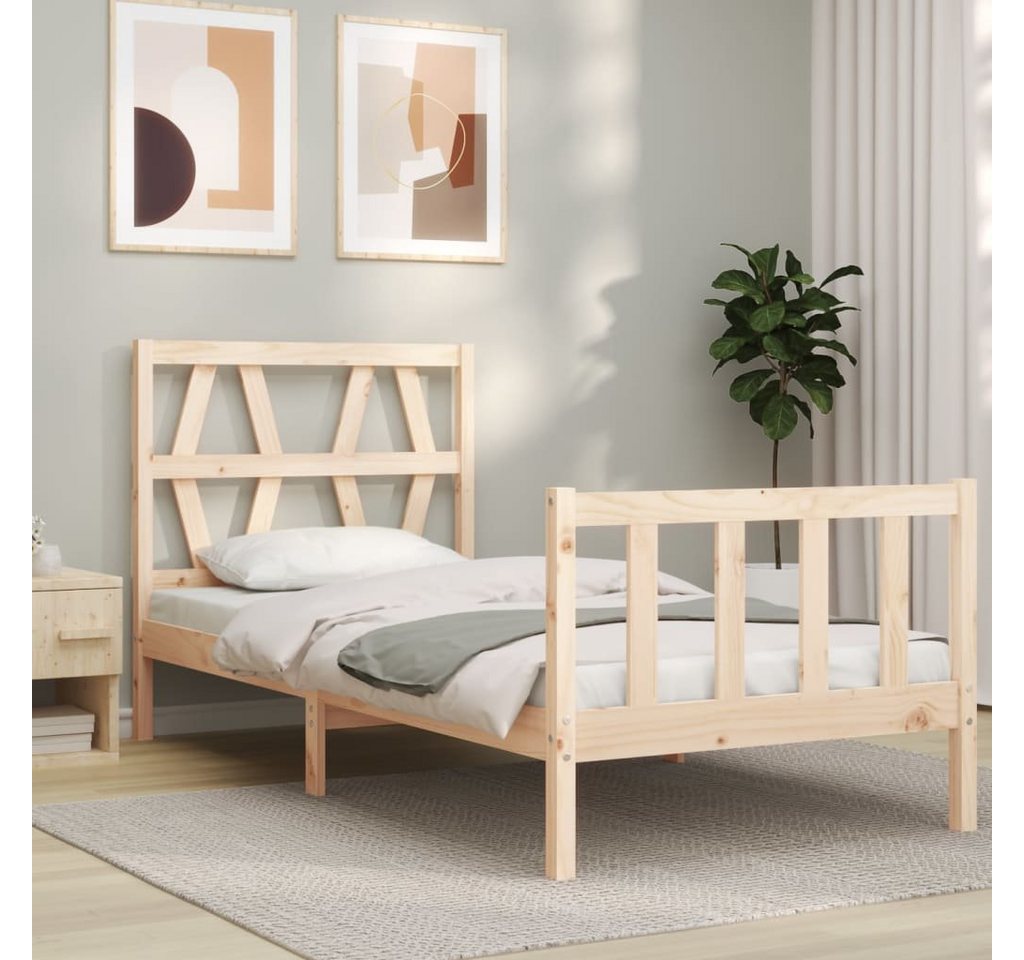 vidaXL Bett Massivholzbett ohne Matratze Kiefernholz von vidaXL