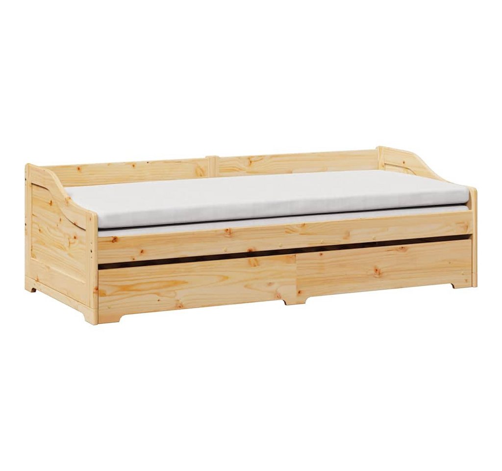 vidaXL Bett Tagesbett Ausziehbar ohne Matratze IRUN 90x200cm vidaXL Bett Tagesbett Ausziehbar ohne Matratze IRUN 90x200cm von vidaXL