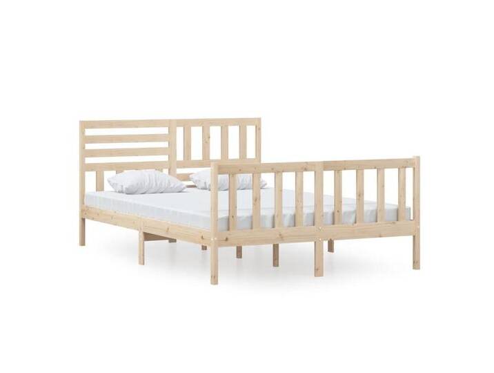 vidaXL Bettgestell, Massivholzbett 140x200 cm vidaXL Bettgestell, Massivholzbett 140x200 cm von vidaXL