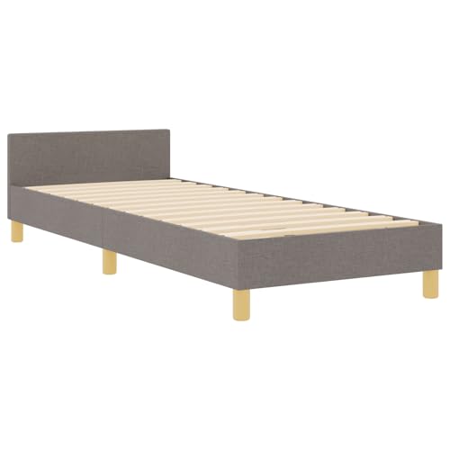 vidaXL Bettgestell Taupe 80x200 cm Stoff vidaXL Bettgestell Taupe 80x200 cm Stoff von vidaXL
