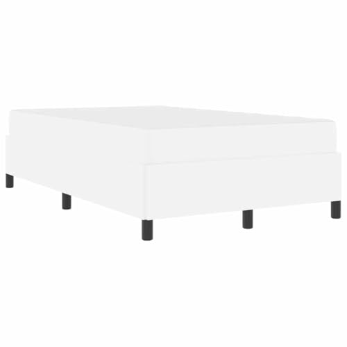 vidaXL Bettgestell mit Matratze Weiß 120 x 200 cm Kunstleder vidaXL Bettgestell mit Matratze Weiß 120 x 200 cm Kunstleder von vidaXL