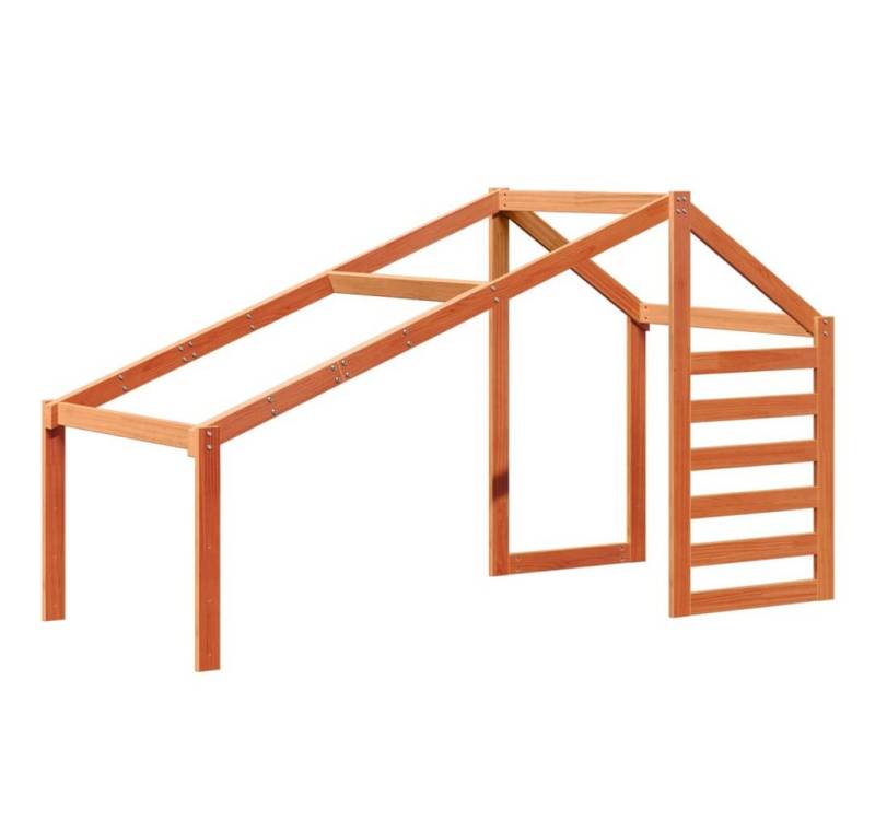 vidaXL Betthimmel Dach für Kinderbett Wachsbraun 188x82x113 cm Massivholz Kiefer von vidaXL