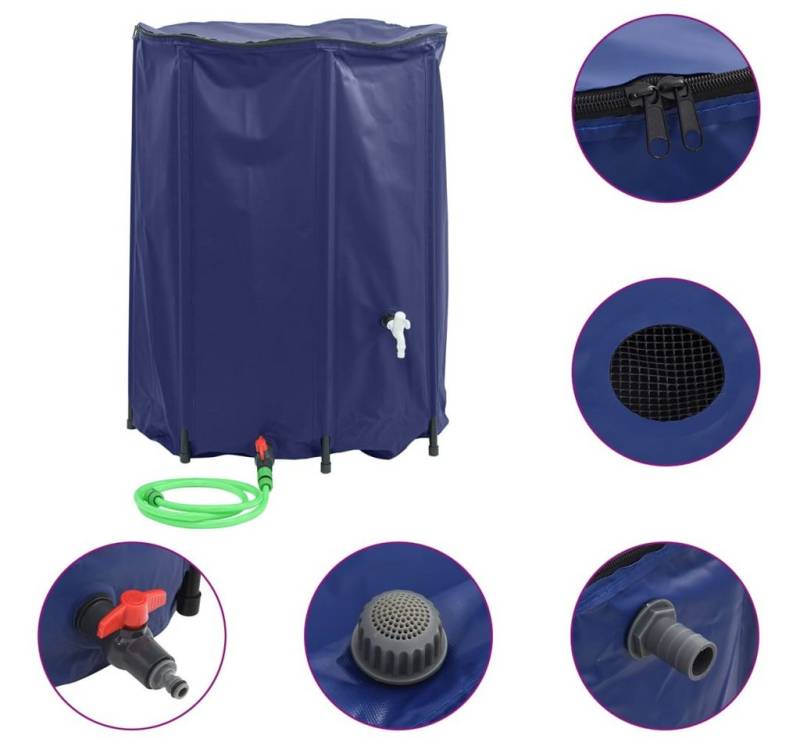vidaXL Bewässerungssystem Wassertank mit Wasserhahn Faltbar 1350 L PVC, (1-tlg) vidaXL Bewässerungssystem Wassertank mit Wasserhahn Faltbar 1350 L PVC, (1-tlg) von vidaXL
