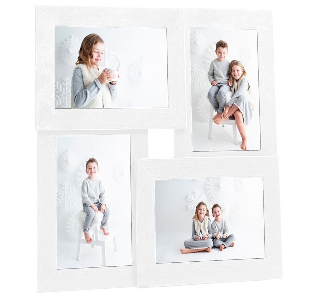 vidaXL Bilderrahmen Collage Bilderrahmen für 4x13x18 cm Fotos Weiß MDF vidaXL Bilderrahmen Collage Bilderrahmen für 4x13x18 cm Fotos Weiß MDF von vidaXL