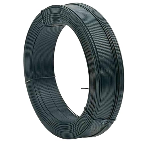 vidaXL Bindedraht Spanndraht Blumendraht Wildzaun Gartenzaun Maschendrahtzaun Zaun Draht Basteldraht 250m 2,3/3,8mm Stahl Schwarzgrün vidaXL Bindedraht Spanndraht Blumendraht Wildzaun Gartenzaun Maschendrahtzaun Zaun Draht Basteldraht 250m 2,3/3,8mm Stahl Schwarzgrün von vidaXL