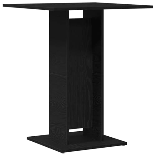 vidaXL Bistrotisch Schwarze Eiche 60x60x75 cm Holzwerkstoff von vidaXL