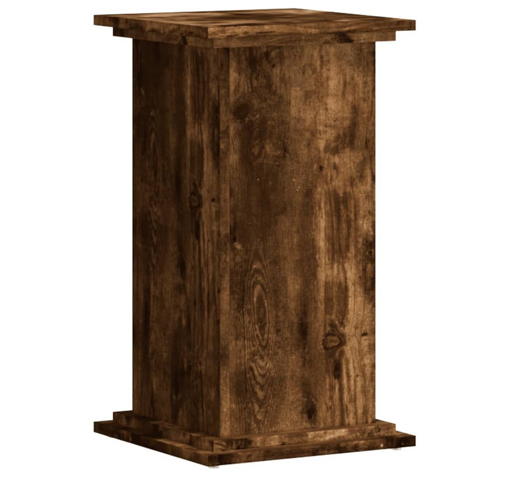 vidaXL Blumenständer Pflanzenständer Räuchereiche 33x33x60 cm Holzwerkstoff (1 St) von vidaXL