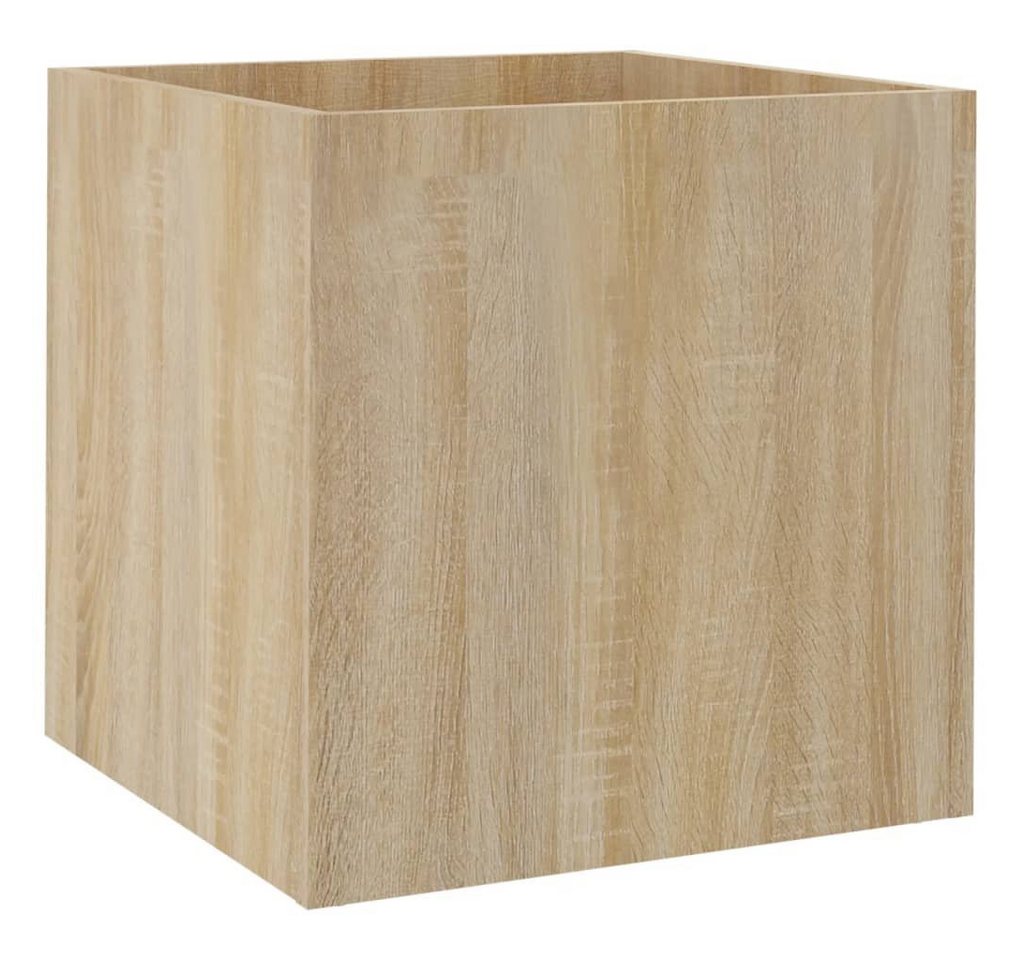 vidaXL Blumentopf Pflanzgefäß Sonoma-Eiche 40x40x40 cm Holzwerkstoff (1 St) von vidaXL