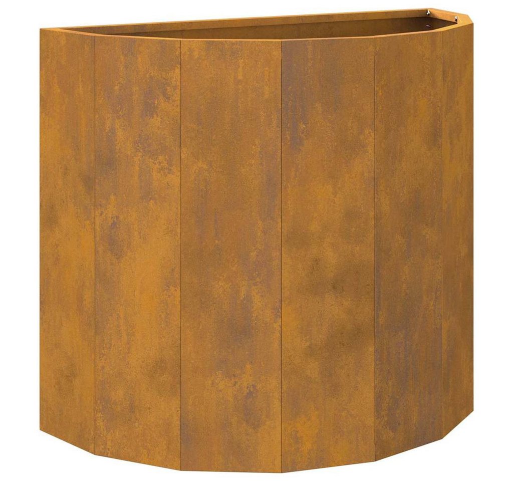 vidaXL Blumentopf Pflanzkübel Rostig 60 x 30 x 35 cm Wetterfeststahl (1 St) von vidaXL