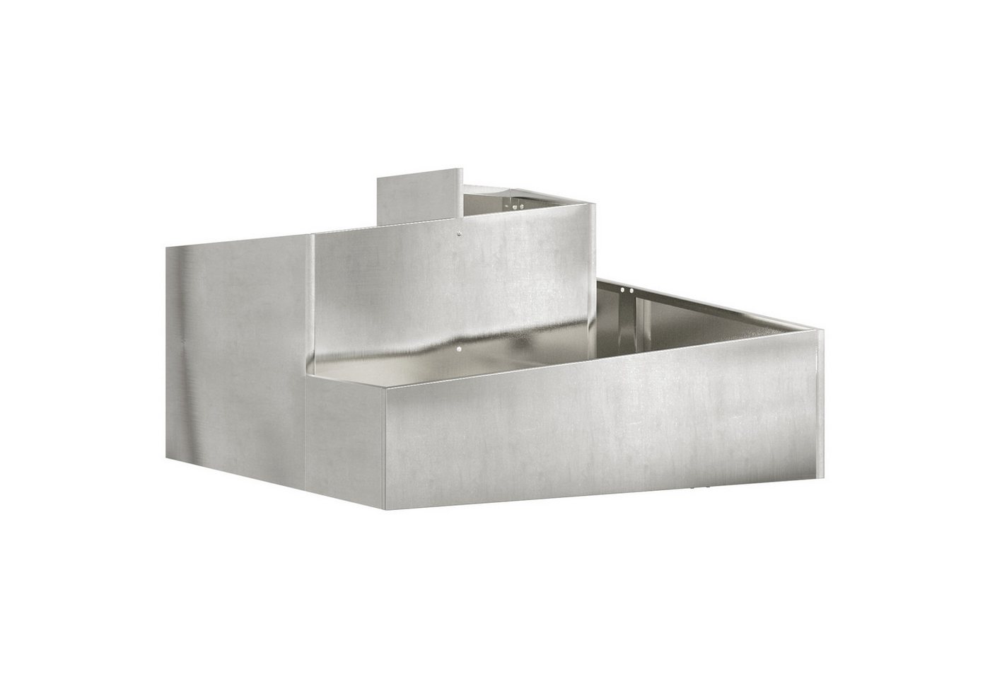 vidaXL Blumentopf Töpfe & Pflanzgefäße Edelstahl Mittel Pflanzgefäße (1 St) von vidaXL