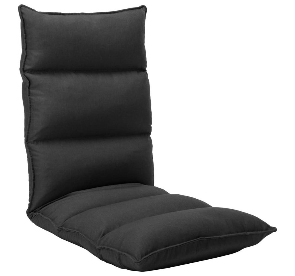 vidaXL Bodenkissen Bodenstuhl Faltbar Schwarz Stoff vidaXL Bodenkissen Bodenstuhl Faltbar Schwarz Stoff von vidaXL