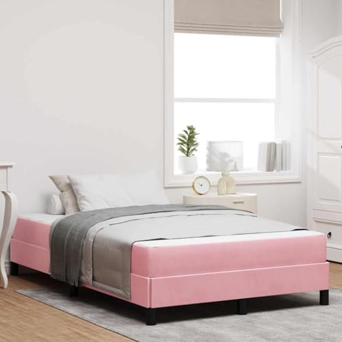 vidaXL Boxspring Veloursbett mit Schaumstoffmatratze – Moderne Schlaflösung im rechteckigen Luxusdesign von vidaXL