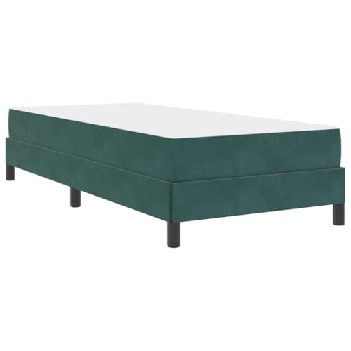 vidaXL Boxspringbett aus Samt mit Matratze: perfekte Schlaflösung im Schlafzimmer, moderner Komfort und luxuriöses rechteckiges Design von vidaXL