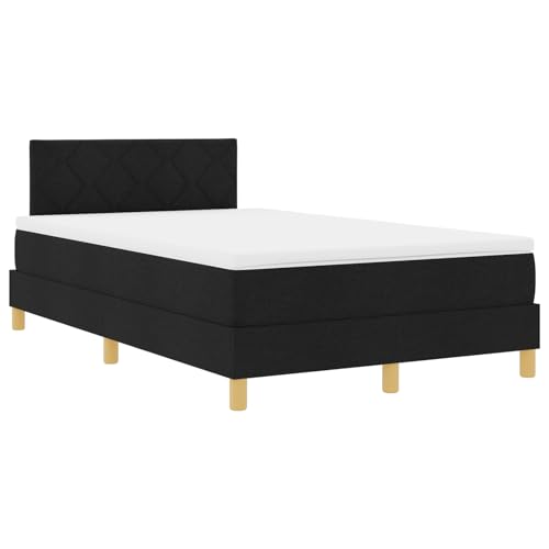 vidaXL Boxspringbett mit Matratze Schwarz 120x200 cm Stoff vidaXL Boxspringbett mit Matratze Schwarz 120x200 cm Stoff von vidaXL