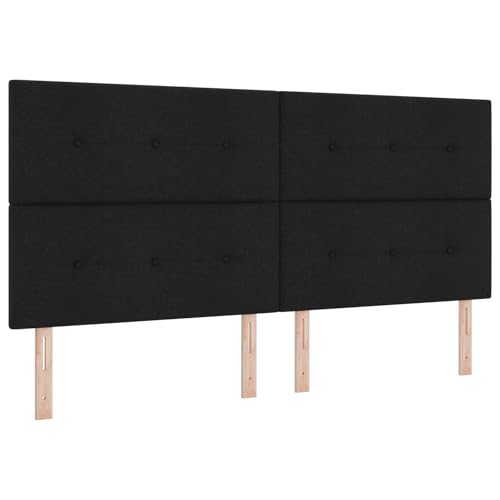 vidaXL Boxspringbett mit Matratze Schwarz 200x200 cm Stoff Schaumfüllung und Kiefernholzrahmen inklusive Topper für Moderne Schlafzimmer und Schlafzimmereinrichtungen mit bezogenem Reißverschluss vidaXL Boxspringbett mit Matratze Schwarz 200x200 cm Stoff Schaumfüllung und Kiefernholzrahmen inklusive Topper für Moderne Schlafzimmer und Schlafzimmereinrichtungen mit bezogenem Reißverschluss von vidaXL