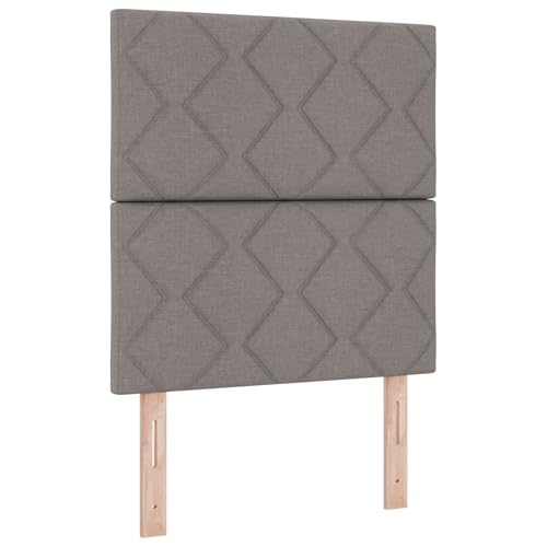 vidaXL Boxspringbett mit Matratze Taupe 80x200 cm Stoff vidaXL Boxspringbett mit Matratze Taupe 80x200 cm Stoff von vidaXL