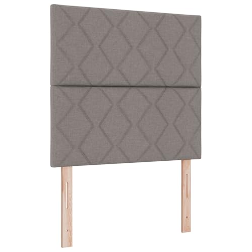 vidaXL Boxspringbett mit Matratze Taupe 90x200 cm Stoff vidaXL Boxspringbett mit Matratze Taupe 90x200 cm Stoff von vidaXL