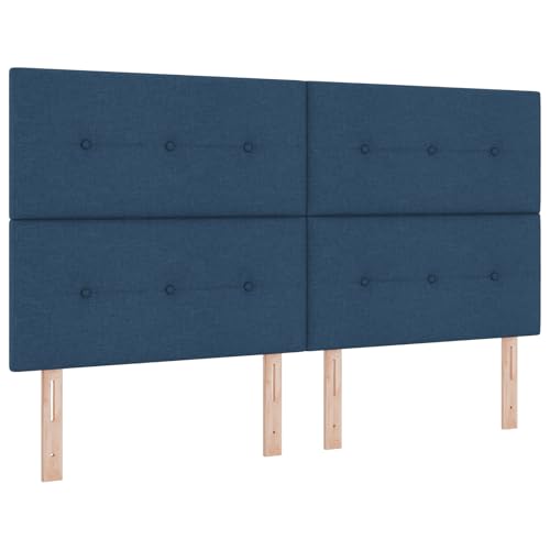vidaXL Boxspringbett mit Matratze in Navy Blau | Modernes Design | Haltbarer Rahmen | Größe: 180 x 200 cm | Inklusive Topper | Schlafzimmermöbel | Stoff vidaXL Boxspringbett mit Matratze in Navy Blau | Modernes Design | Haltbarer Rahmen | Größe: 180 x 200 cm | Inklusive Topper | Schlafzimmermöbel | Stoff von vidaXL