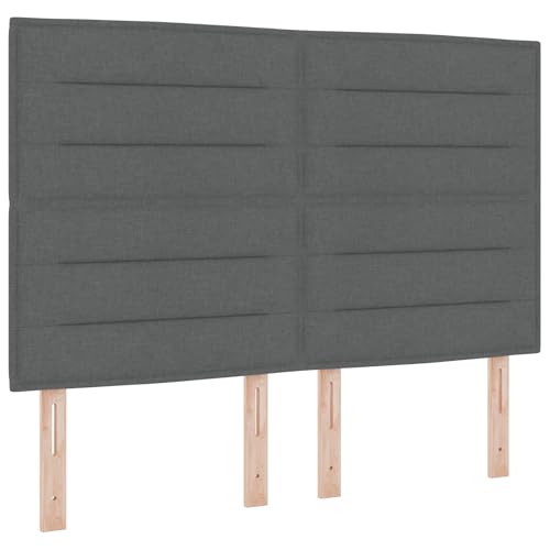 vidaXL Boxspringbett mit Matratze & LED Licht Grau 80X200 cm Stoff Modern Stylisch Komfort Für Schlafzimmer Leicht Fleckresistent Einfache Montage Zuhause Und Wohnheim Gebrauch Möbel Topper vidaXL Boxspringbett mit Matratze & LED Licht Grau 80X200 cm Stoff Modern Stylisch Komfort Für Schlafzimmer Leicht Fleckresistent Einfache Montage Zuhause Und Wohnheim Gebrauch Möbel Topper von vidaXL