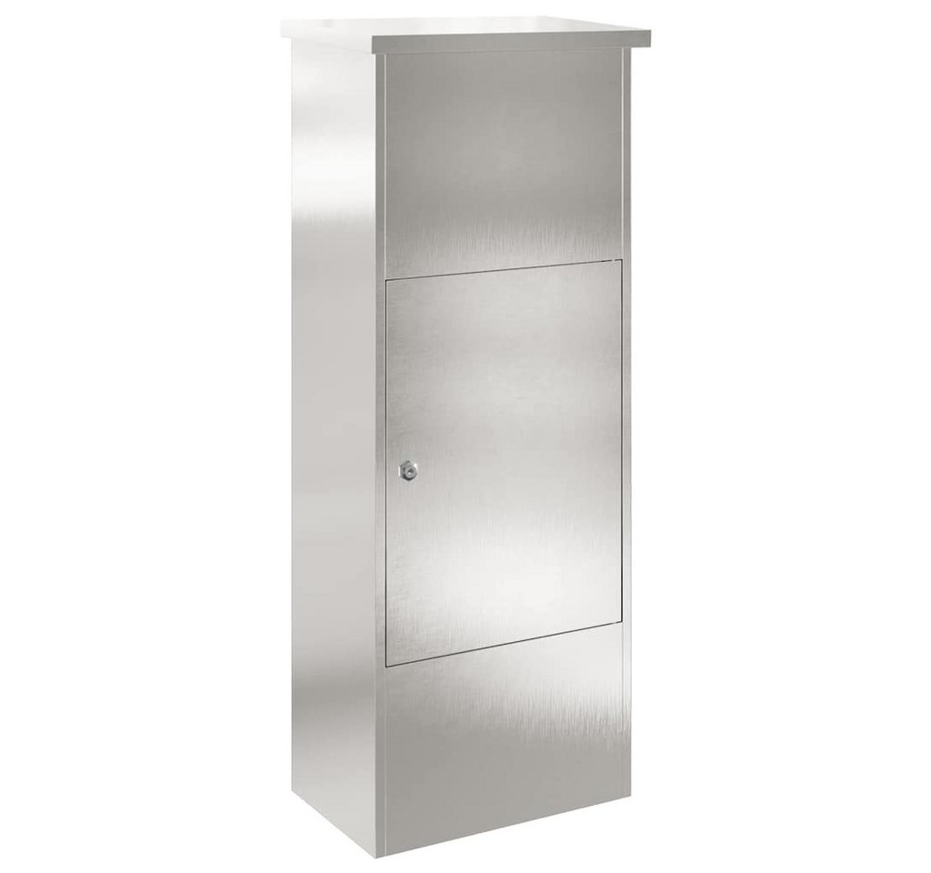 vidaXL Briefkasten Briefkasten Postkasten Zustellkasten Box Schwarz 44,5 x 29 x 110,5 cm von vidaXL