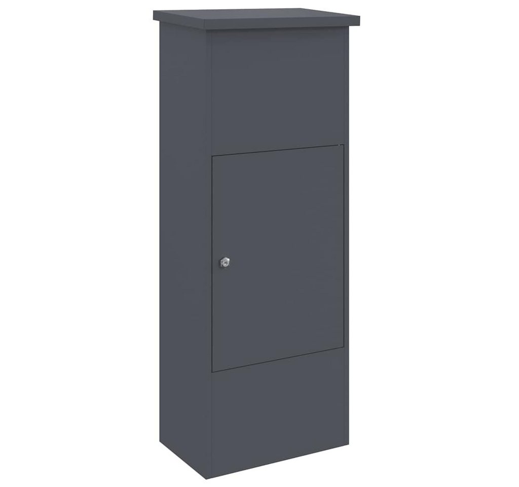 vidaXL Briefkasten Paketdrop-Box Anthrazit 44,5 x 29 x 110,5 cm Stahl (1-St) von vidaXL