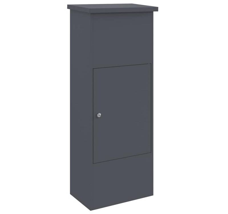 vidaXL Briefkasten Paketdrop-Box Anthrazit 44,5 x 29 x 110,5 cm Stahl (1-St) von vidaXL
