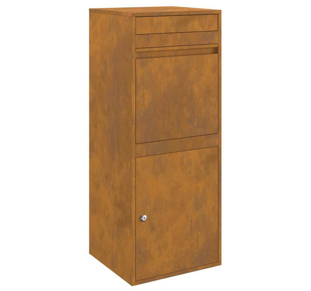 vidaXL Briefkasten Paketdrop-Box Rostig 41 x 38 x 103 cm (1-St) von vidaXL