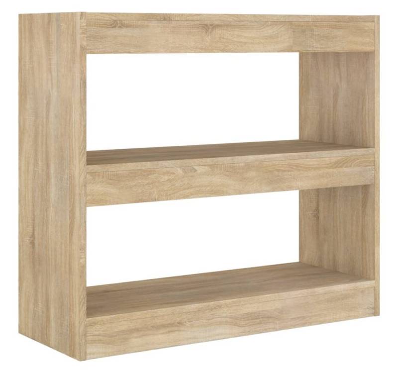 vidaXL Bücherregal, Buchregal/Raumteiler Sonoma-Eiche 80x30x72 cm von vidaXL
