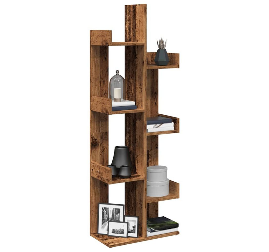 vidaXL Bücherregal, Bücherregal Altholz-Optik 48x25,5x140 cm Holzwerkstoff von vidaXL