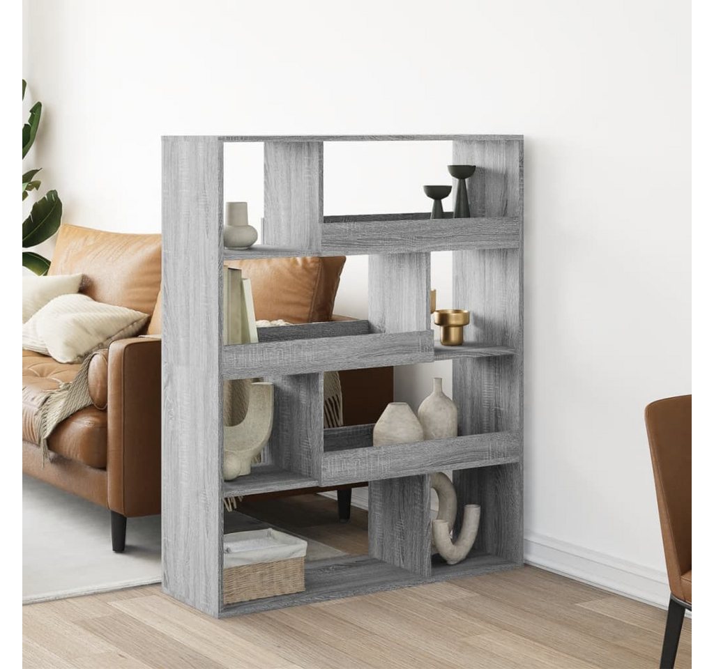 vidaXL Bücherregal, Bücherregal Grau Sonoma 100x33x125,5 cm Holzwerkstoff von vidaXL