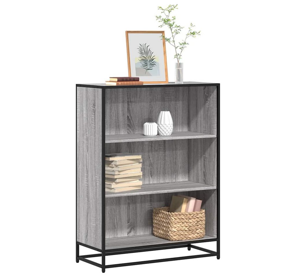 vidaXL Bücherregal, Bücherregal Grau Sonoma 80,5x35x107,5 cm Holzwerkstoff von vidaXL