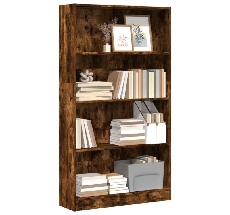 vidaXL Bücherregal, Bücherregal Räuchereiche 80x24x143 cm Holzwerkstoff von vidaXL