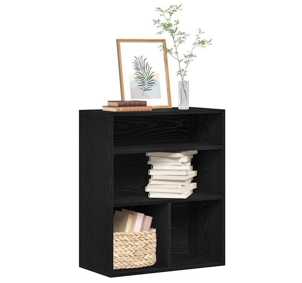vidaXL Bücherregal, Bücherregal Schwarz 60x30x71,5 cm Holzwerkstoff von vidaXL