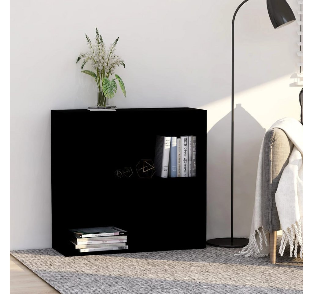 vidaXL Bücherregal, Bücherregal Schwarz 80x30x76,5 cm Holzwerkstoff vidaXL Bücherregal, Bücherregal Schwarz 80x30x76,5 cm Holzwerkstoff von vidaXL